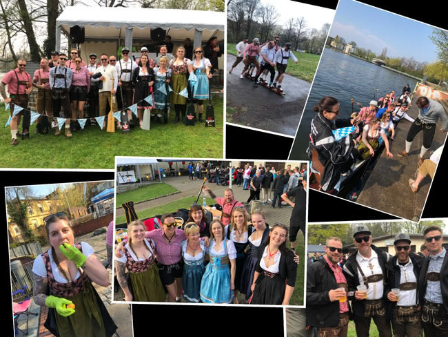 Anpaddeln 2018 bei ABC mit den RUM-PADDLER