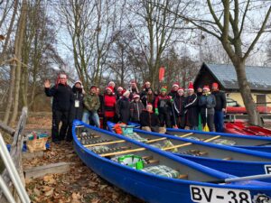 Die RUM-PADDLER beim Adventspaddeln 2021