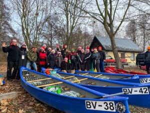 Die RUM-PADDLER beim Adventspaddeln 2021