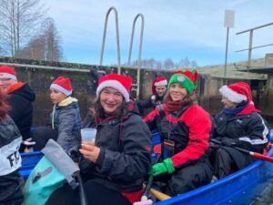 Die RUM-PADDLER beim Adventspaddeln 2021