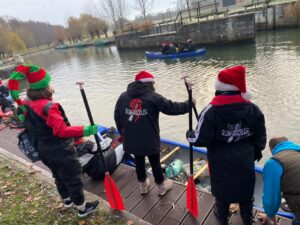Die RUM-PADDLER beim Adventspaddeln 2021