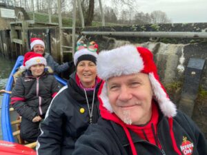 Die RUM-PADDLER beim Adventspaddeln 2021