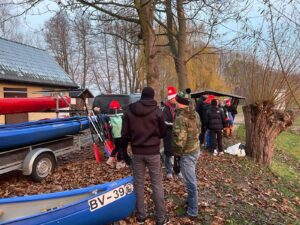Die RUM-PADDLER beim Adventspaddeln 2021