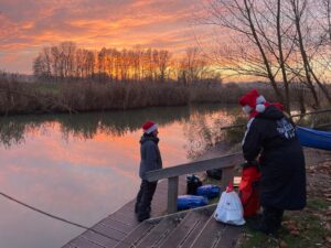 Die RUM-PADDLER beim Adventspaddeln 2021