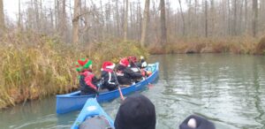 Die RUM-PADDLER beim Adventspaddeln 2021