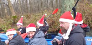 Die RUM-PADDLER beim Adventspaddeln 2021