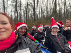 Die RUM-PADDLER beim Adventspaddeln 2021