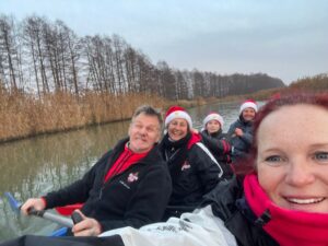 Die RUM-PADDLER beim Adventspaddeln 2021
