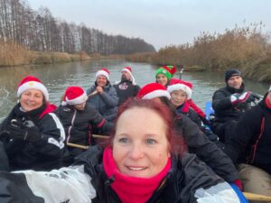 Die RUM-PADDLER beim Adventspaddeln 2021
