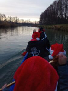 Die RUM-PADDLER beim Adventspaddeln 2021