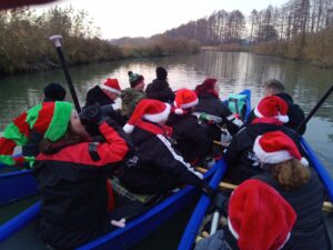 Die RUM-PADDLER beim Adventspaddeln 2021