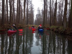 Die RUM-PADDLER beim Adventspaddeln 2021