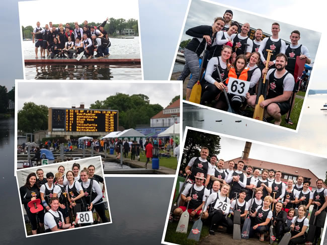 20. Drachenboot City Cup Berlin mit den RUM-PADDLER